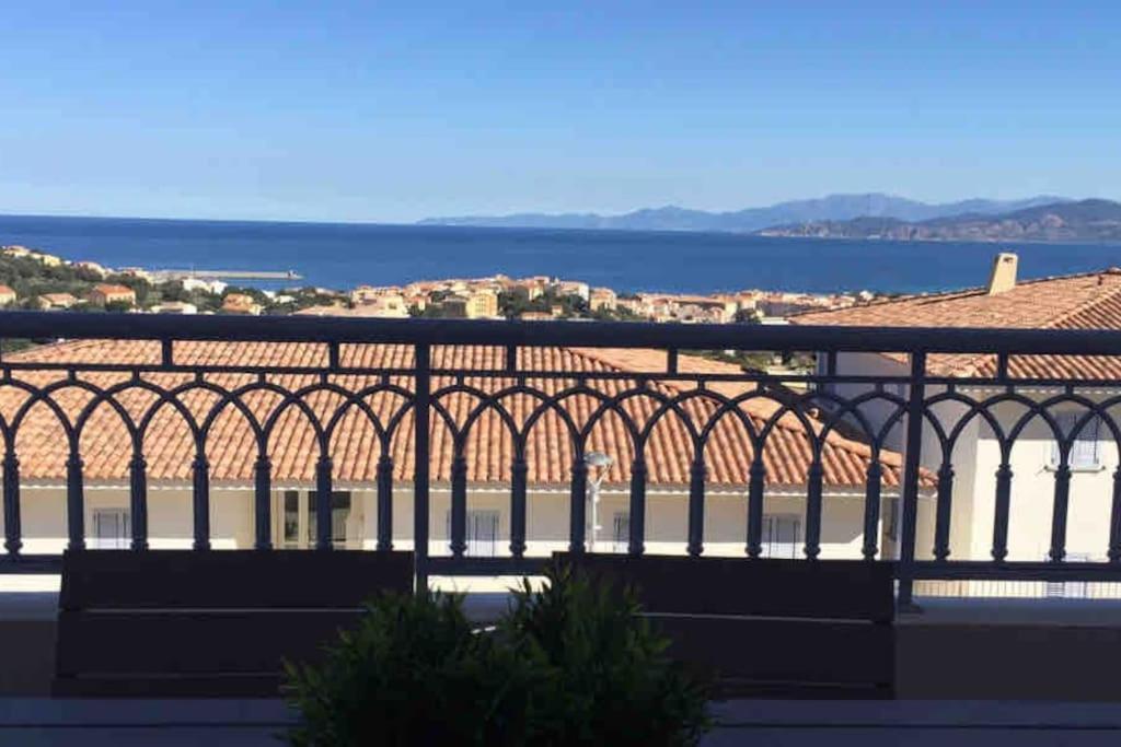 Appart Avec Terrasse Vue Sur Mer Exceptionnelle LʼÎle-Rousse Exteriör bild